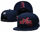Boston Red Sox Team Logo Adjustable Hat YD (9)